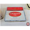 Image 2 : Smokers Combo : Old Port Cigar Box w/Craven A Cigarette Tin; Panter Cigar Tin; Edgeworth Pipe Tobacc