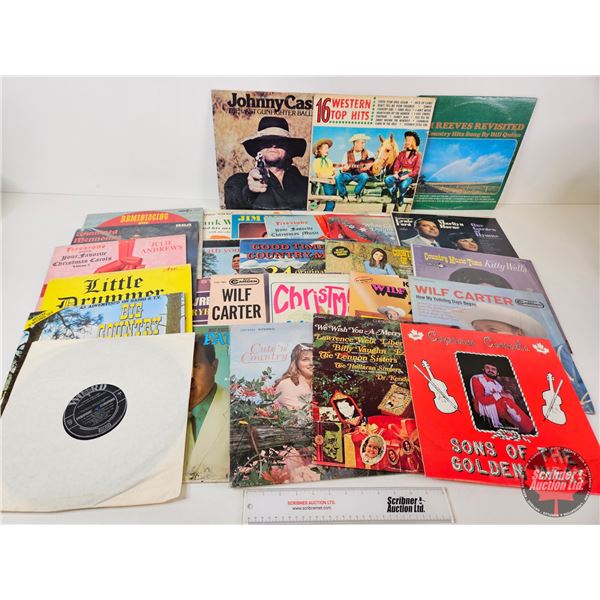 LP Record Albums (28) : Country & Western