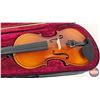 Image 2 : Bridgecraft Violin w/Bow, Case, Tuner & Rosin (Case Measures : 32"L)