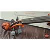 Image 4 : Bridgecraft Violin w/Bow, Case, Tuner & Rosin (Case Measures : 32"L)