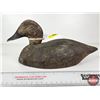 Image 2 : Wooden Duck Decoy (Consignor Tag - Working Canvasback Primitive 1920's)  (Measures : 5-1/2"H x 5-1/2