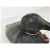 Image 13 : Wooden Duck Decoy (Consignor Tag - Working Blue Bill Drake Tack Eyes 1930's)  (Measures : 5-1/2"H x 