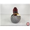 Image 7 : Wooden Duck Decoy (Consignor Tag - Working Red Head Glass Eyes 1920's)  (Measures : 6"H x 5"W x 14"L