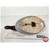 Image 8 : Wooden Duck Decoy (Consignor Tag - Working Red Head Glass Eyes 1920's)  (Measures : 6"H x 5"W x 14"L