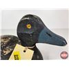 Image 6 : Wooden Duck Decoy (Consignor Tag - Working Blue Bill Drake From Lachine, PQ 1940's)  (Measures : 6-1