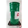 Image 3 : Castrol Oil Drum : 16 Gallon Grease Drum (Measures : 27-1/2"H x 14-1/2"Dia)