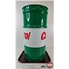 Image 5 : Castrol Oil Drum : 16 Gallon Grease Drum (Measures : 27-1/2"H x 14-1/2"Dia)
