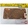 Image 2 : Alberta Licence Plates :  - White (5) - Yellow (8) - Commemorative "Wainwright" (1)
