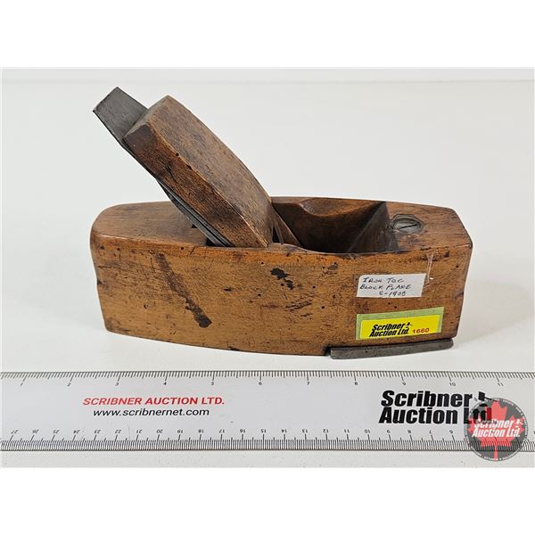 Iron Toe Block Plane : A.Mathieson & Son : Glascow (Measures : 8-1/4"L)