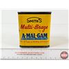 Image 2 : Smith's Multi-Braze A-Mal-Gam Brazing Flux Can (Full) (Measures : 4"H x 3-1/2"W x 3-1/2"D)