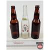 Image 5 : Beer Bottles : - Old Style (Pilsner) (2) - Calgary Beer (1) (Measures : 9"H)