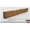 Image 10 : Carpenter Trio : - Oak Spirit Level : Hoppe : Germany (Measures : 18"L) - Stanley No 130 Double Ende