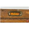 Image 11 : Carpenter Trio : - Oak Spirit Level : Hoppe : Germany (Measures : 18"L) - Stanley No 130 Double Ende