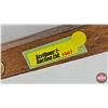 Image 16 : Carpenter Trio : - Oak Spirit Level : Hoppe : Germany (Measures : 18"L) - Stanley No 130 Double Ende