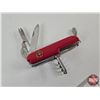 Image 6 : Knife Trio : - J. Marttiini Filleting Knife (10-1/2"L) - Schrade Folding Knife - Swiss Army Knife