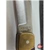 Image 9 : Knife Trio : - J. Marttiini Filleting Knife (10-1/2"L) - Schrade Folding Knife - Swiss Army Knife
