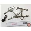 Image 7 : Horse Tack Combo : Bits ; Rope Halter ; Hoof Trimmers ; Leather Straps