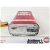 Image 11 : Vintage Combo : Automotive Fuses ; Tire Repair Tin ; Esso Iosol Tin ; Co-op Salt & Pepper Shakers (T