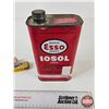 Image 6 : Vintage Combo : Automotive Fuses ; Tire Repair Tin ; Esso Iosol Tin ; Co-op Salt & Pepper Shakers (T