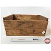 Image 3 : Vintage Sun-Rype Apples Wood Crate : Paper Label (Measures : 8"H x 17-1/2"W x 11-1/4"D)