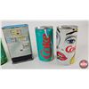 Image 2 : Collectible Vintage Soft Drink Bottles & Cans : Incl : Pepsi Tin Coin Bank (10 Items Total)