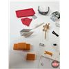 Image 5 : Miniature Toy Accessories : Incl : Plastic Farm Animals ; Panels ; Windmill ; etc