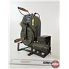 Image 1 : WW2 US Military Hand Crank Utility Heater (Gasoline) : Model 796-A-1 :  (Measures : 15"H x 13"W x 9-