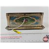 Image 2 : Vintage Art Style Chocolate Company Tin Box (Measures : 3"H x 8-3/4"W x 5-3/4"D)