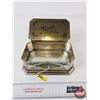 Image 4 : Vintage Art Style Chocolate Company Tin Box (Measures : 3"H x 8-3/4"W x 5-3/4"D)