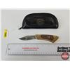 Image 1 : Franklin Mint Collector Folding Knife : Colt Army Peacemaker : c/w Soft Case (Open Length : 7")