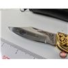 Image 3 : Franklin Mint Collector Folding Knife : Colt Army Peacemaker : c/w Soft Case (Open Length : 7")