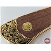 Image 5 : Franklin Mint Collector Folding Knife : Colt Army Peacemaker : c/w Soft Case (Open Length : 7")