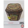 Image 1 : Colman's Mustard Embossed Tin : Hinged Tin : w/Wild Animal Motif (c.1910) (Measures : 7"H x 7"W x 7"