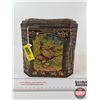 Image 3 : Colman's Mustard Embossed Tin : Hinged Tin : w/Wild Animal Motif (c.1910) (Measures : 7"H x 7"W x 7"