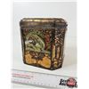 Image 9 : Colman's Mustard Embossed Tin : Hinged Tin : w/Wild Animal Motif (c.1910) (Measures : 7"H x 7"W x 7"