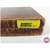 Image 7 : Antique Watchmaker Parts Wooden Case  (Measures : 1-1/2"H x 16"W x 8-1/4"D)
