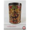 Image 3 : Antique Riley's Toffee Tin  (Measures : 7"H x 5"Dia)
