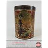 Image 4 : Antique Riley's Toffee Tin  (Measures : 7"H x 5"Dia)