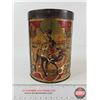 Image 5 : Antique Riley's Toffee Tin  (Measures : 7"H x 5"Dia)