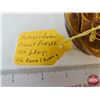 Image 9 : Amber Finger Oil Lamp : Peanut Design (Measures w/Chimney : 11"H)
