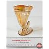 Image 6 : Carnival Glass Horn of Plenty Vase (Measures : 5"H)