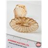 Image 8 : Carnival Glass Horn of Plenty Vase (Measures : 5"H)