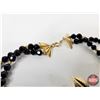 Image 6 : Costume Jewelry : Broaches ; Black Bead Necklace ; Rhinestone Necklace (10 pcs)