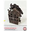 Image 4 : Antique Cast Iron Coin Bank : Bear and Beehive (Measures : 5"H)