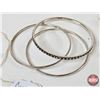 Image 10 : Costume Jewelry : Bangles ; Clip-on Earrings ; Necklaces ; etc