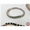 Image 5 : Costume Jewelry : Necklaces ; Bracelet ; Earrings ; Brooch c/w Nippon Hand-Painted Trivet (6"Dia)