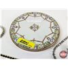 Image 6 : Costume Jewelry : Necklaces ; Bracelet ; Earrings ; Brooch c/w Nippon Hand-Painted Trivet (6"Dia)