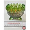Image 4 : Northwood Carnival Glass Rose Bowl (Measures : 4"H)