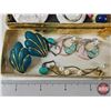Image 3 : Vintage Earrings : Clip-On and Stud (15 Pairs)