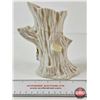 Image 1 : Belleek Ireland Tree Trunk Vase (Measures : 6"H)